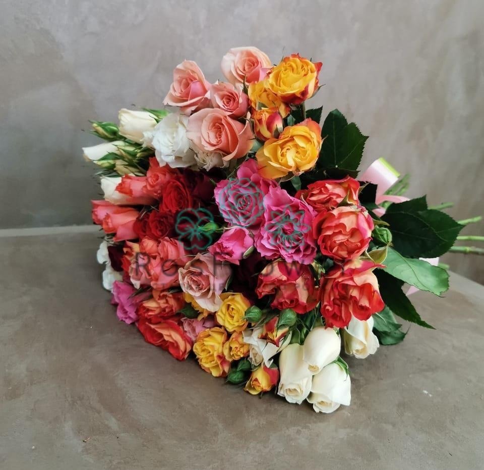 Букет цветов из: Розы в Бесленеевской