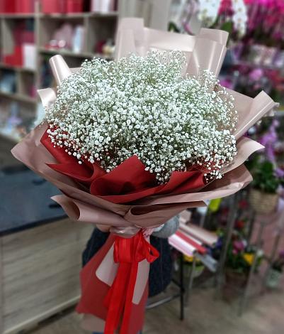 Букет цветов из: Гипсофила в Бесленеевской