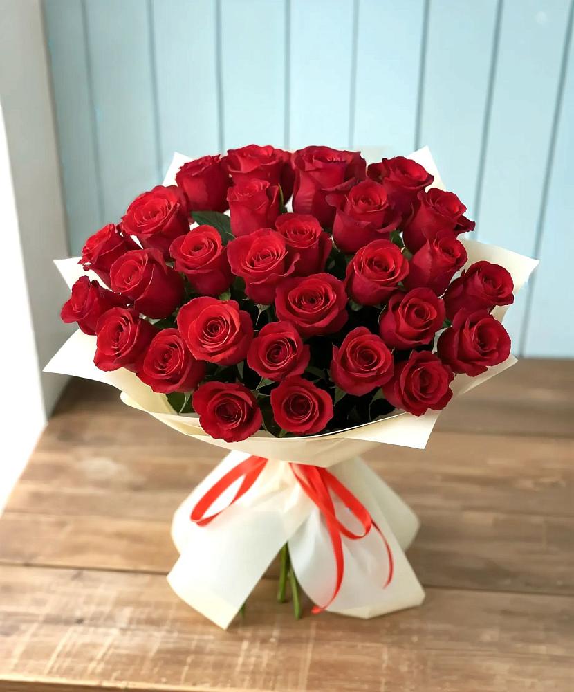 Букет 29 Красных роз в Бесленеевской