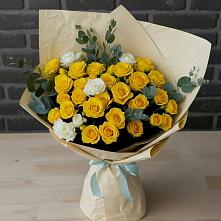 Букет цветов из:  Розы в Бесленеевской