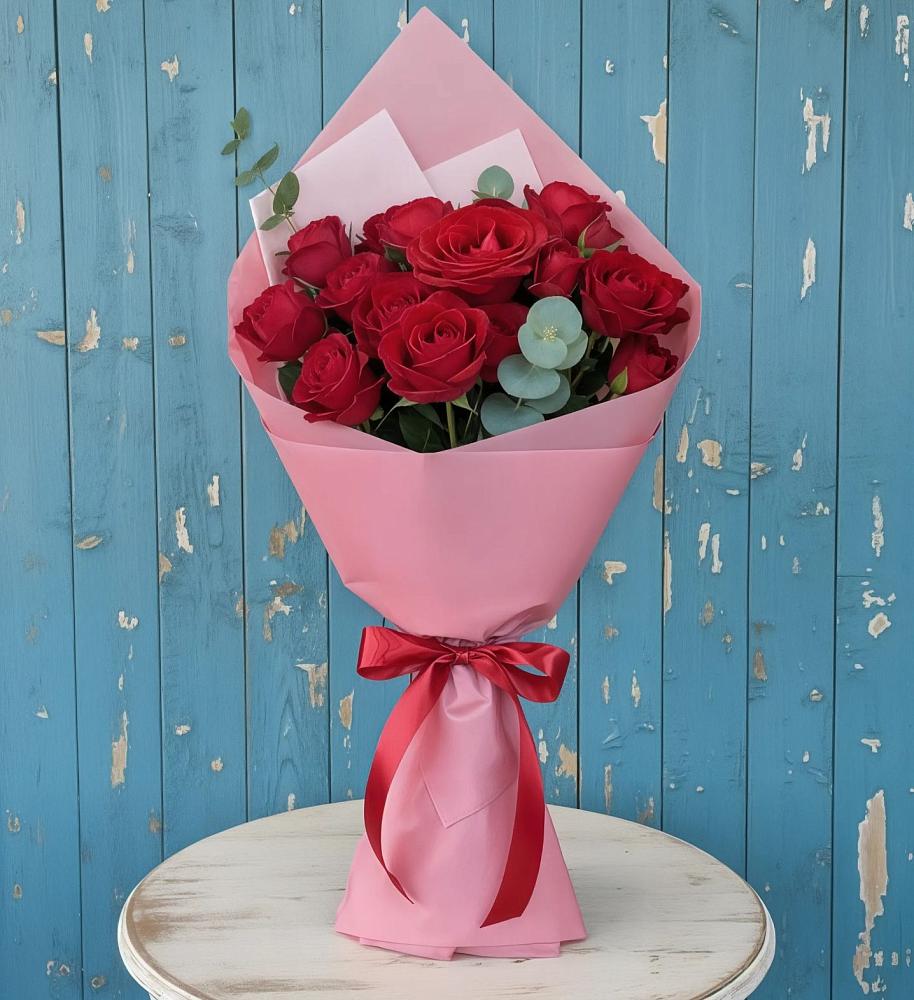 Букет цветов из: Розы в Бесленеевской