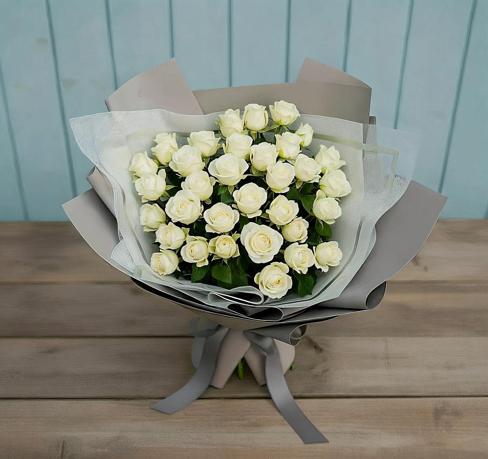 Букет Белоснежная нежность в Бесленеевской