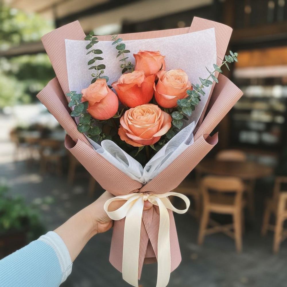 Букет цветов из: Розы в Бесленеевской