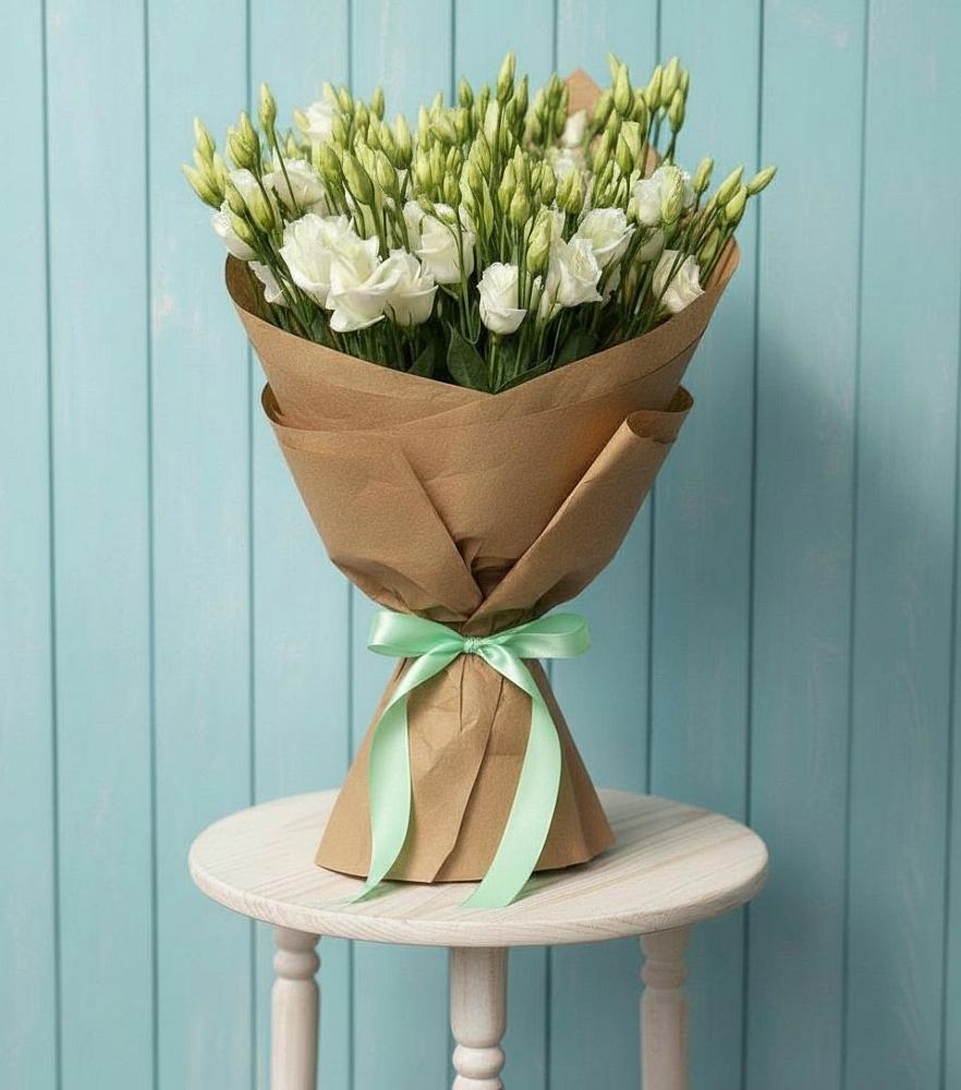 Букет цветов из: Лизиантусы в Бесленеевской