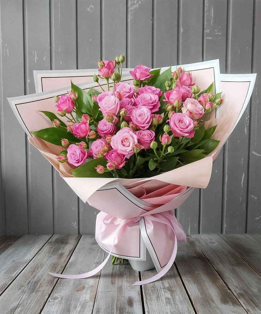 Букет Розовый кустик в Бесленеевской