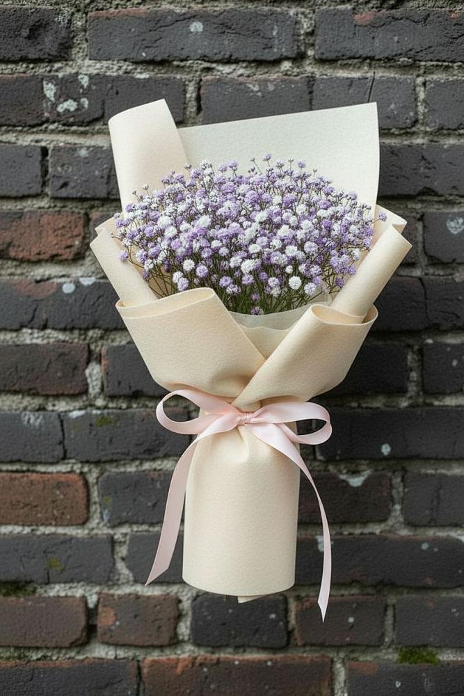 Букет цветов из: Гипсофила в Бесленеевской