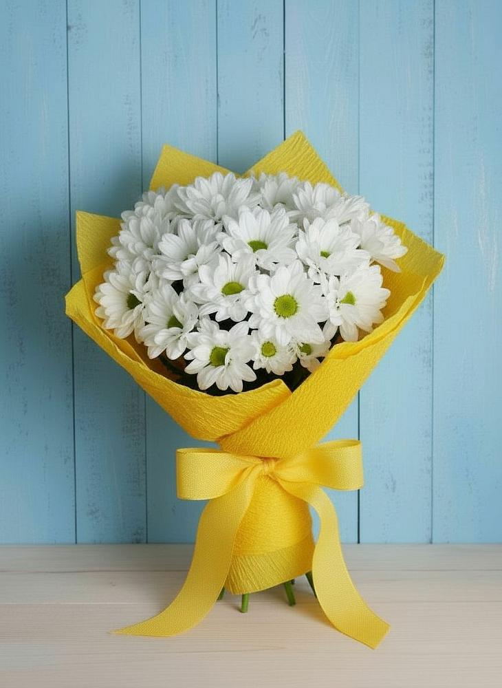 Букет цветов из: Хризантемы в Бесленеевской