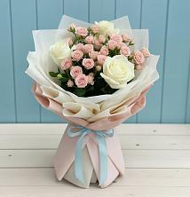 Букет цветов из:  Розы в Бесленеевской