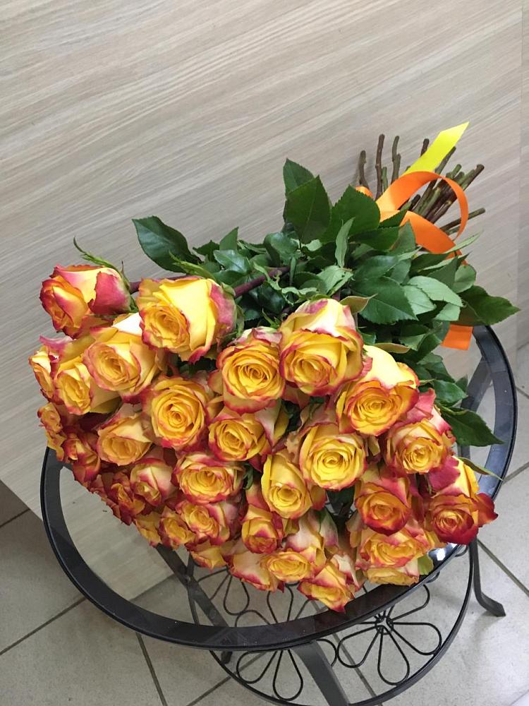 Букет Желтые розы в Бесленеевской