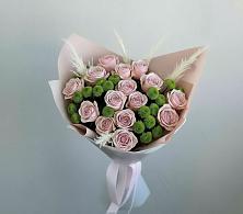 Букет цветов из:  Розы и Хризантемы в Бесленеевской