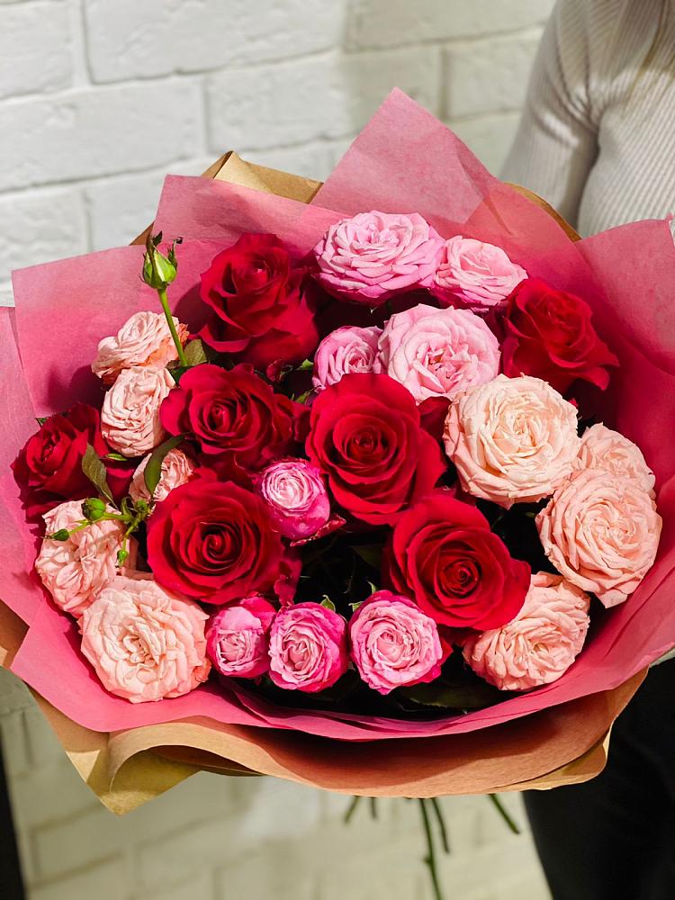 Букет цветов из: Розы в Бесленеевской