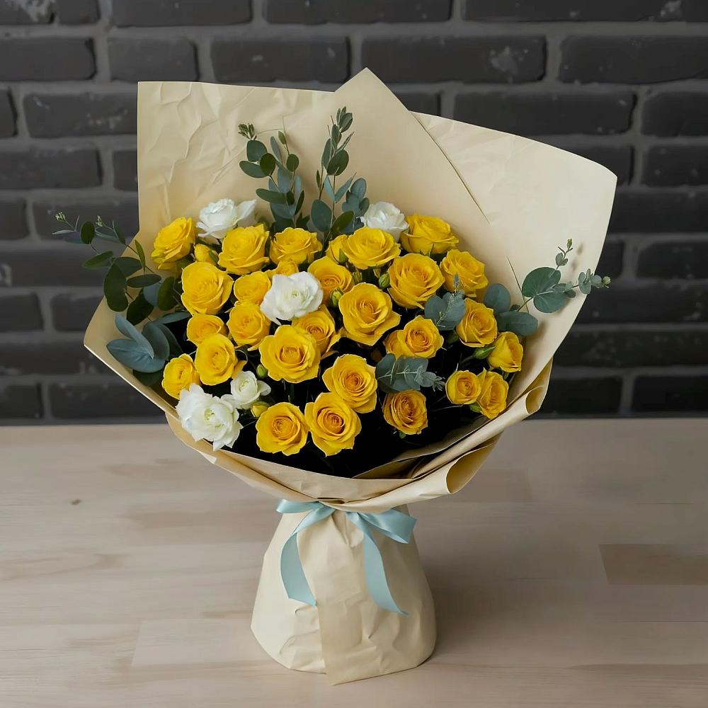 Букет цветов из: Розы в Бесленеевской