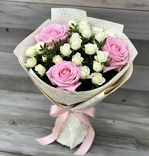 Букет цветов из:  Розы в Бесленеевской