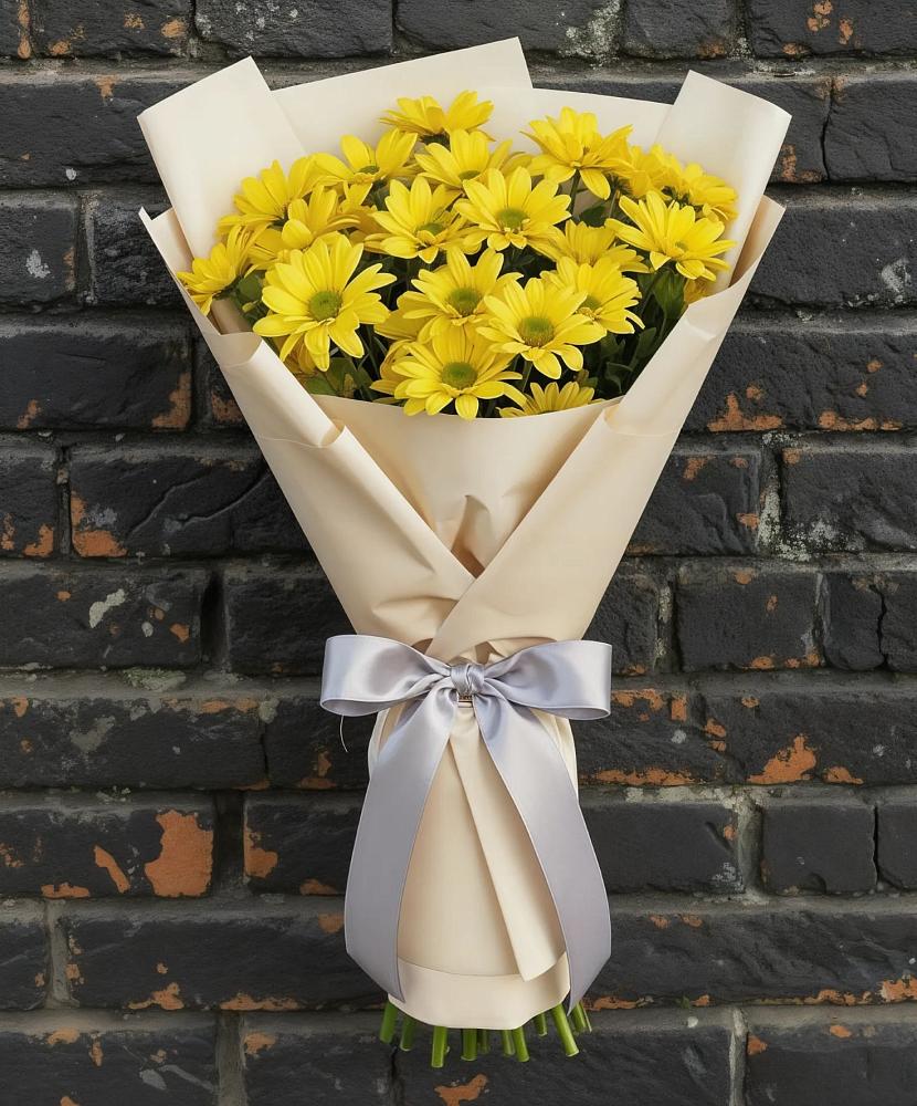 Букет цветов из: Хризантемы в Бесленеевской