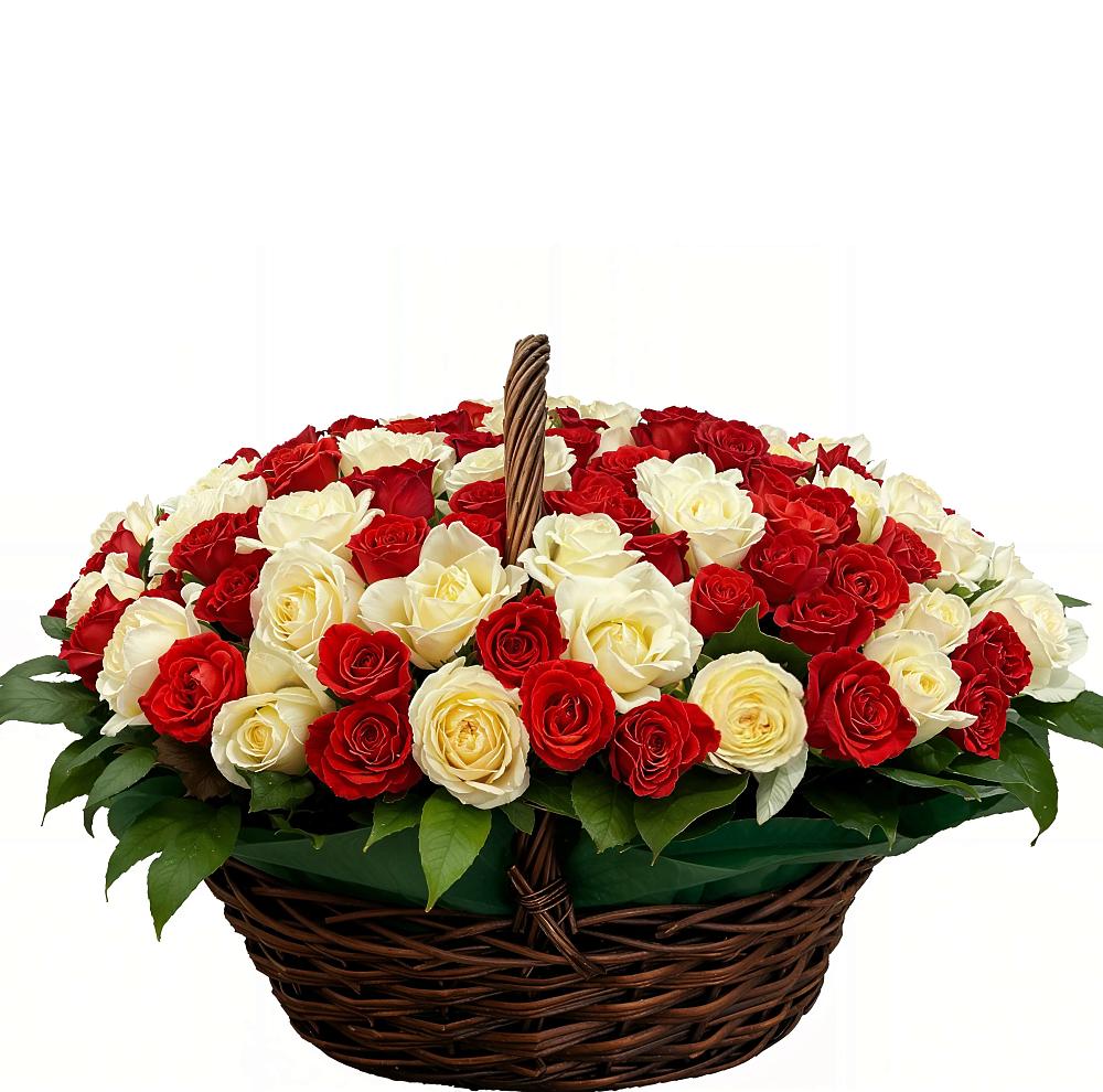 Премиум букет из: Розы в Бесленеевской