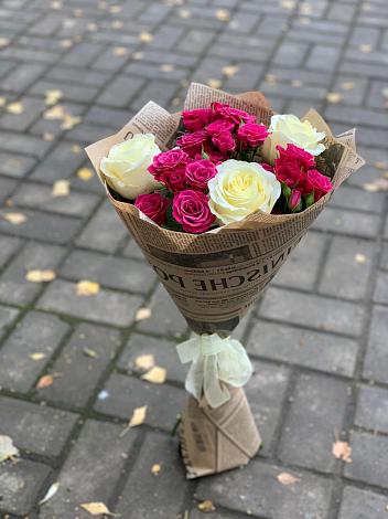 Букет цветов из: Розы в Бесленеевской