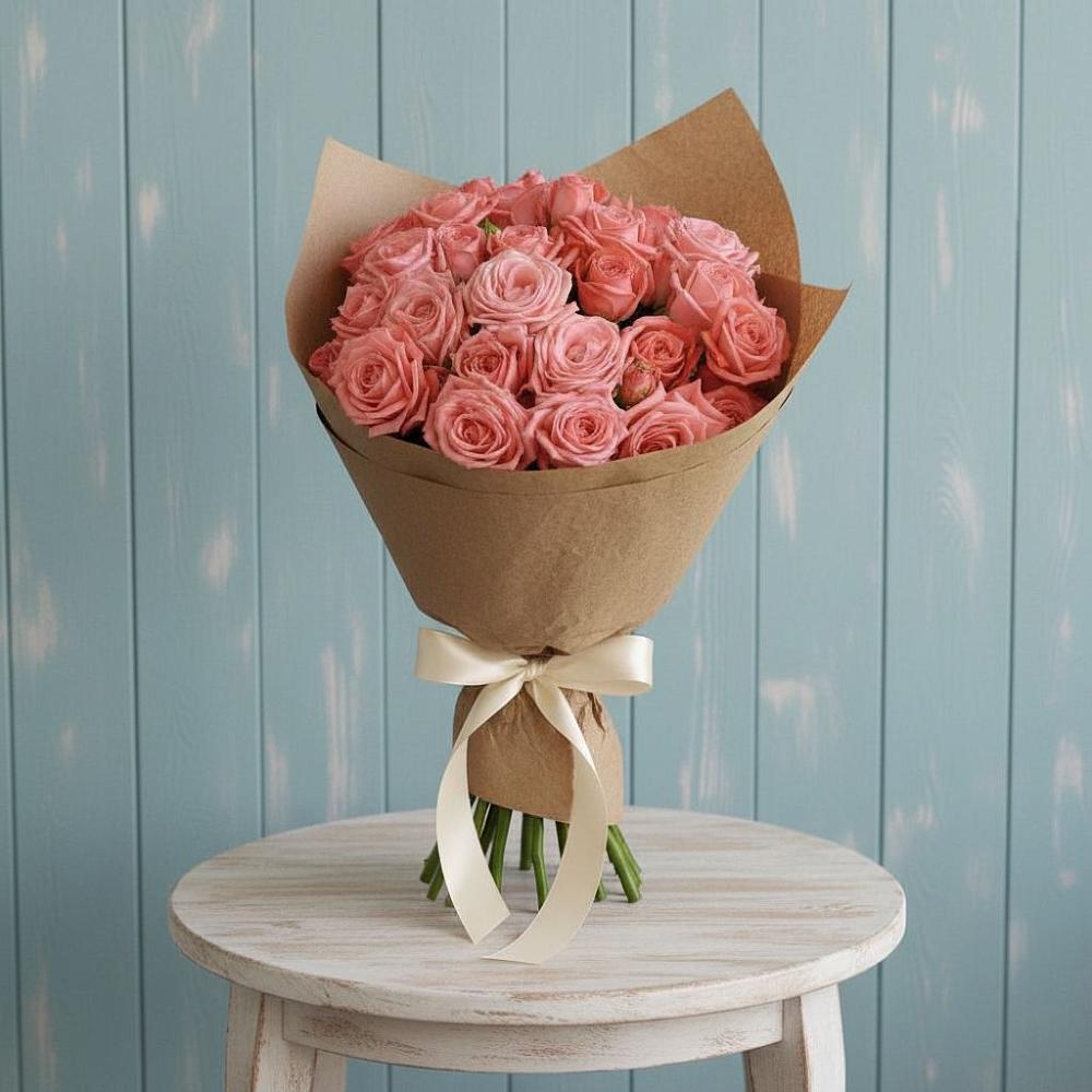 Букет цветов из: Розы в Бесленеевской