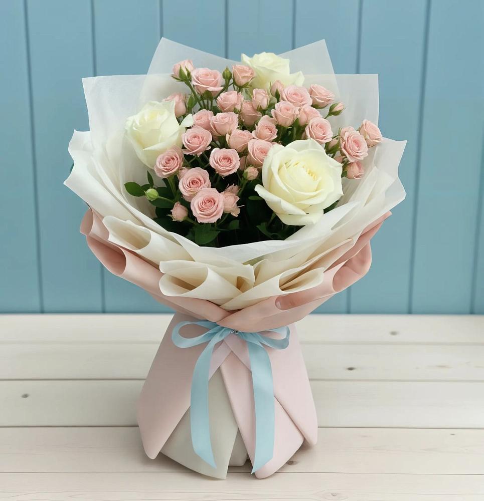 Букет цветов из: Розы в Бесленеевской