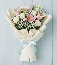 Букет цветов из:  Лилии в Бесленеевской